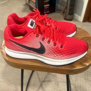 Nike Crimson Athletic Sneakers